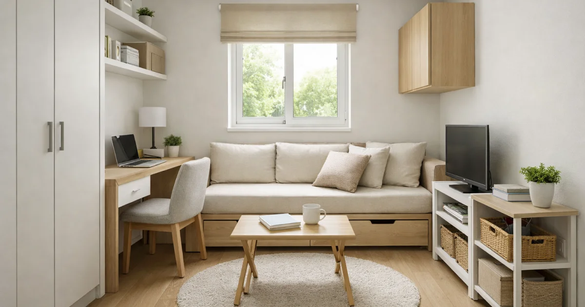 Cozy interior styling inspiration generated with AI